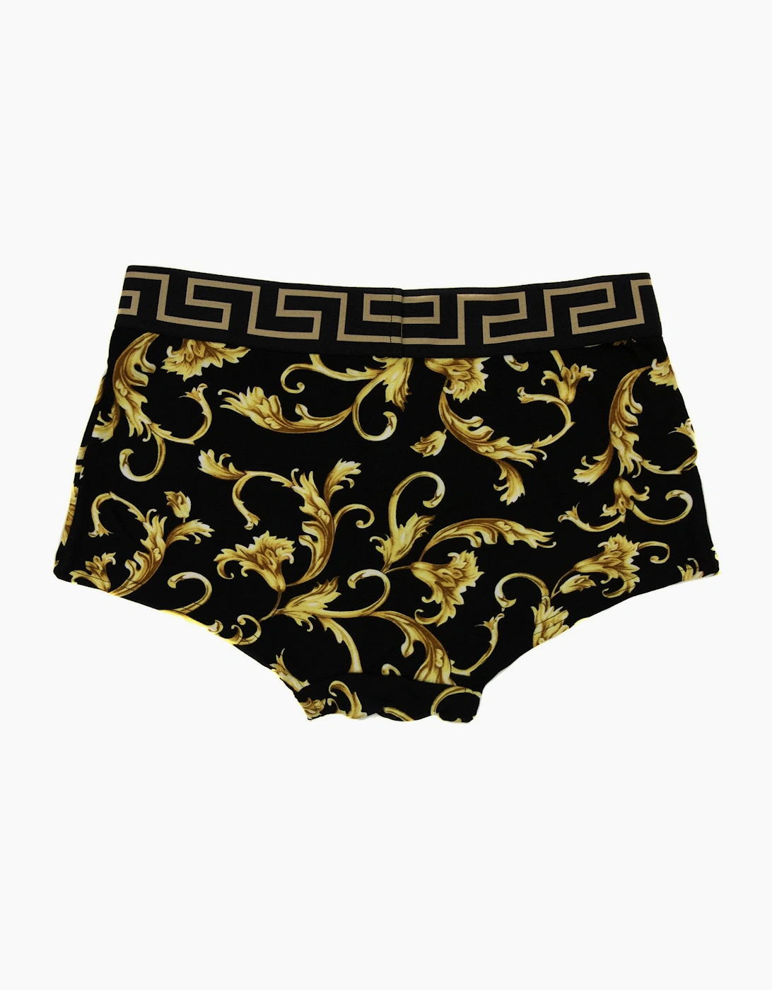 Versace Barocco Low Rise Boxer Trunk Black/gold