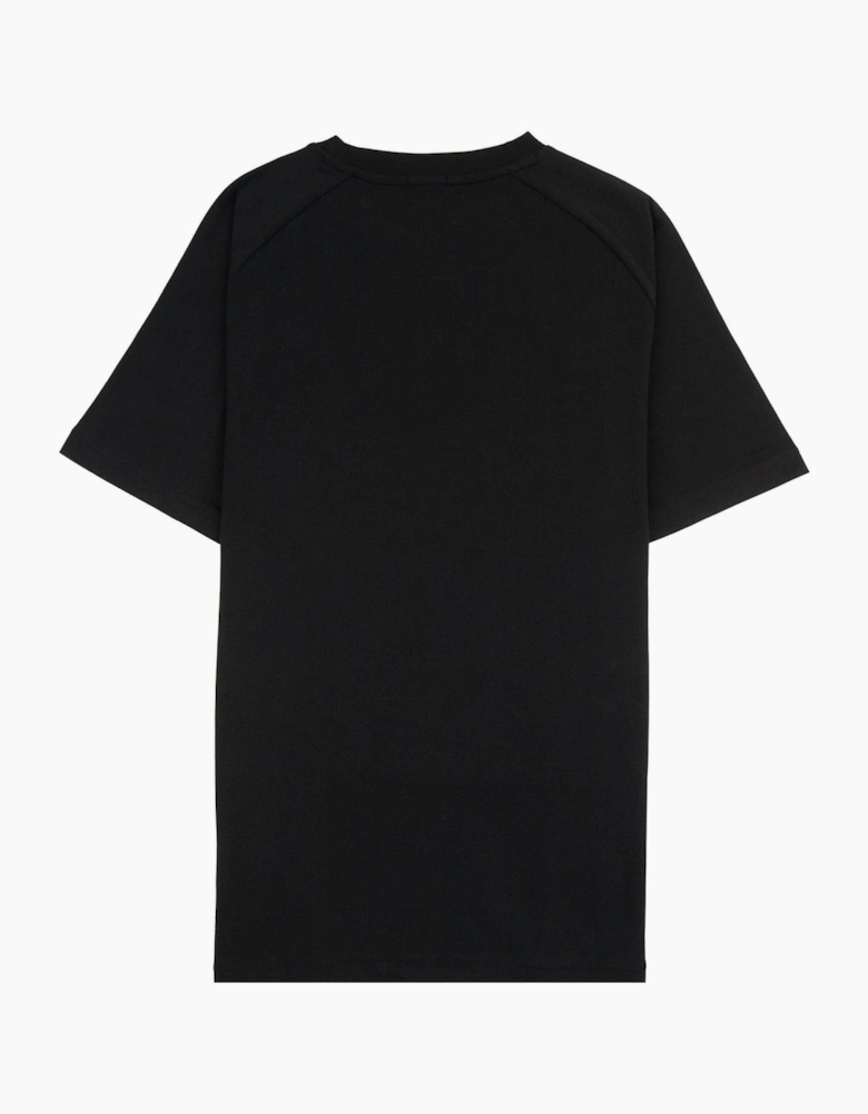 Hugo Boss Tee 2 Artwork Logo T Shirt Black 001