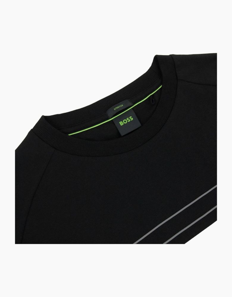 Hugo Boss Tee 2 Artwork Logo T Shirt Black 001
