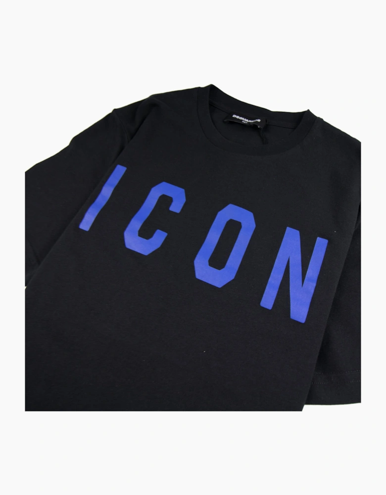 Dsquared2 Kids Icon T-shirt Black/Blue
