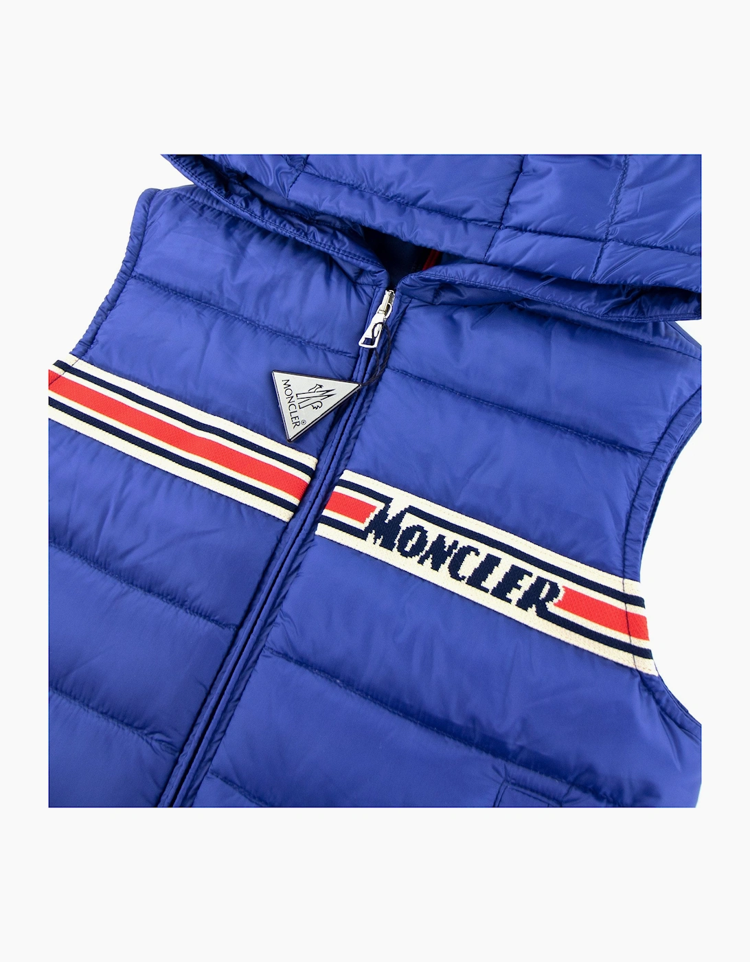 Moncler Junior Bargy Gilet Blue