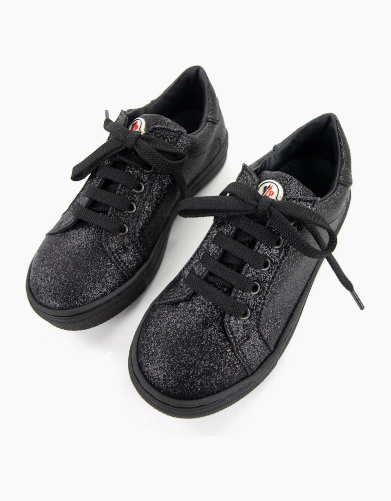 Moncler Junior Effie Scarpe Low Trainer Black 999