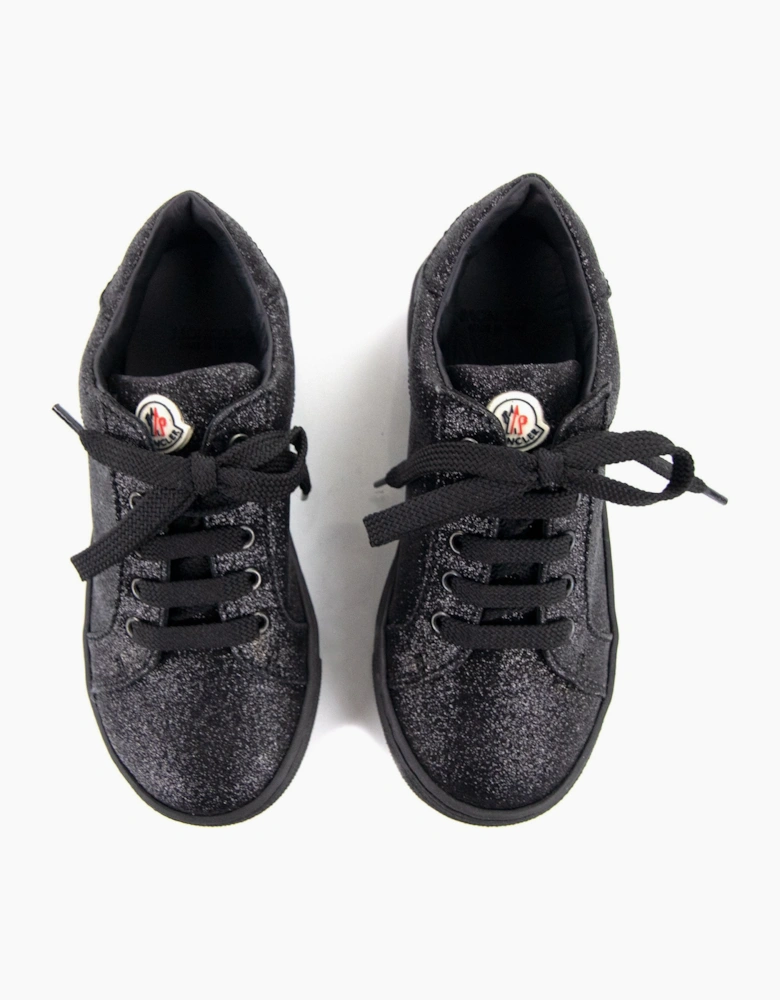 Moncler Junior Effie Scarpe Low Trainer Black 999