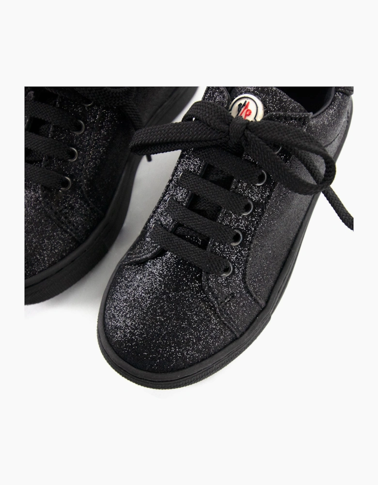 Moncler Junior Effie Scarpe Low Trainer Black 999