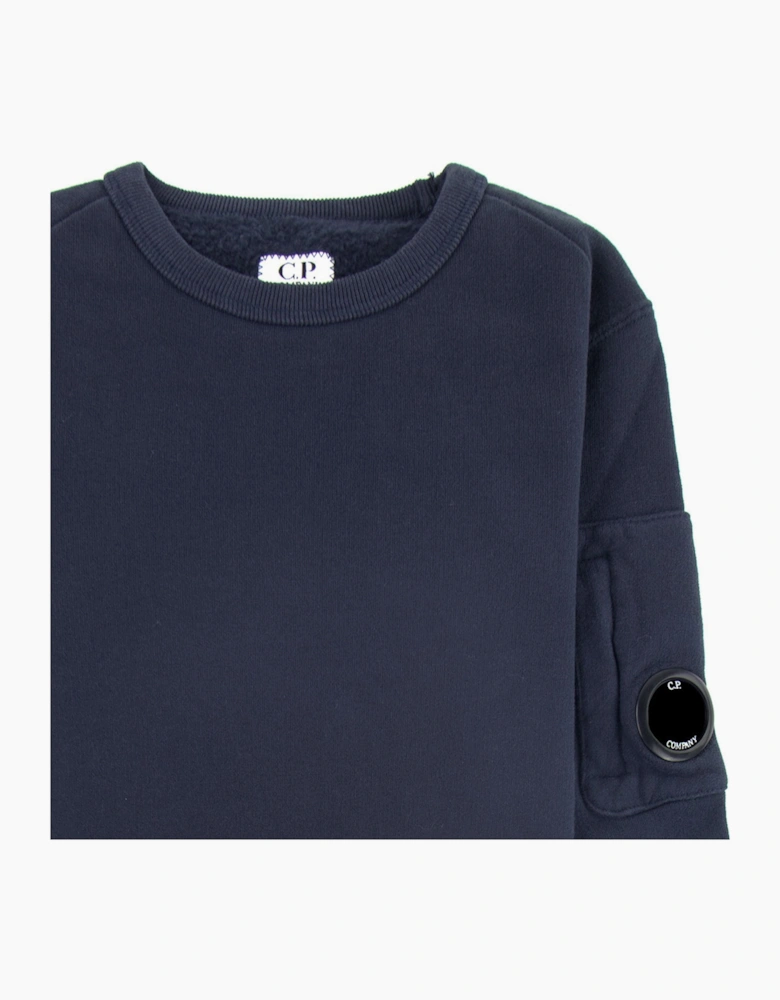 C.P. Company Undersixteen Lens Fleece Sweatshirt Navy 888