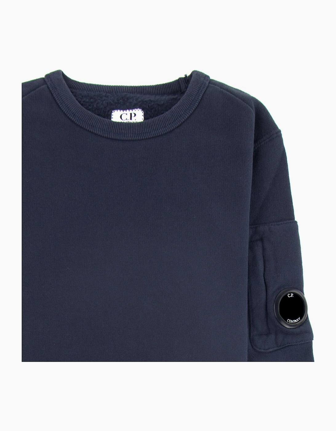 C.P. Company Undersixteen Lens Fleece Sweatshirt Navy 888