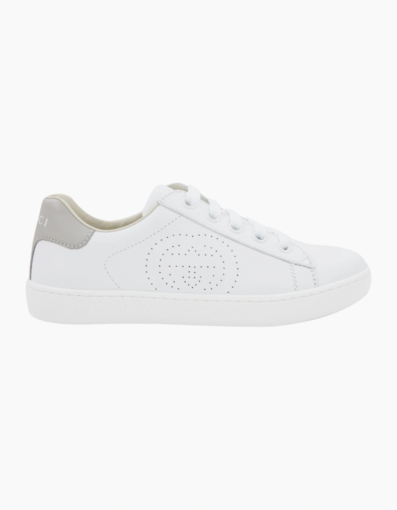 Gucci Junior Gg Ace Sneaker White 9060