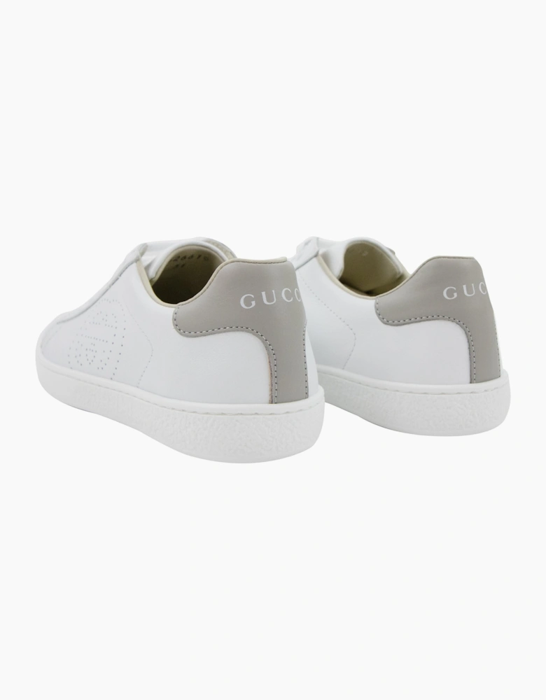 Gucci Junior Gg Ace Sneaker White 9060