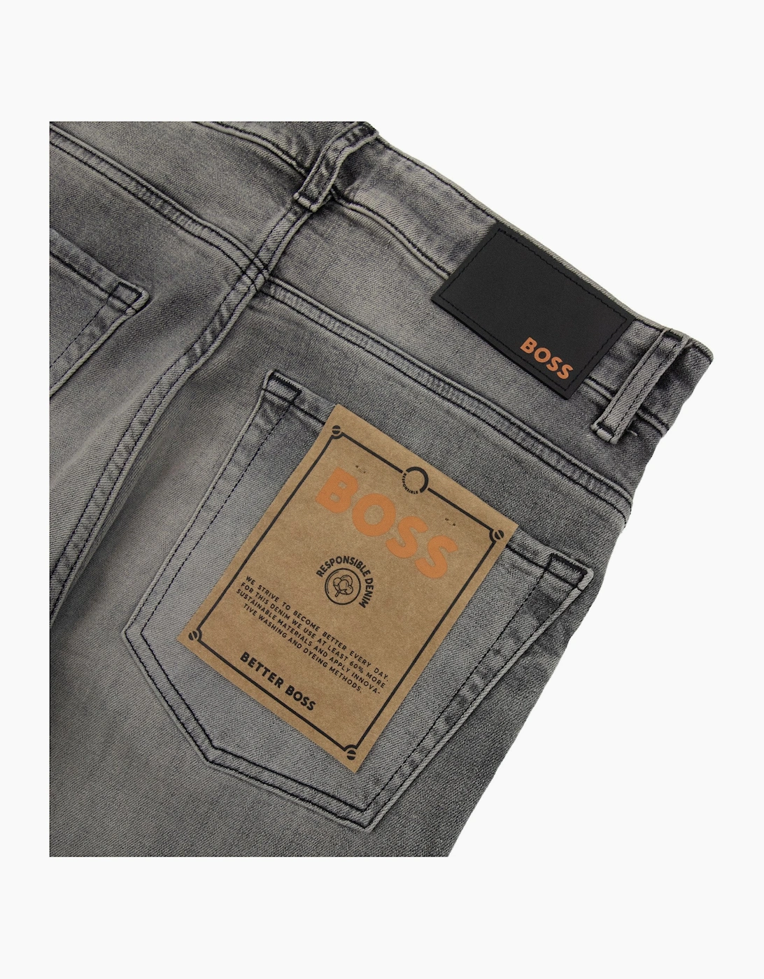 Hugo Boss Re Maine Regular Fit Jeans Grey 034