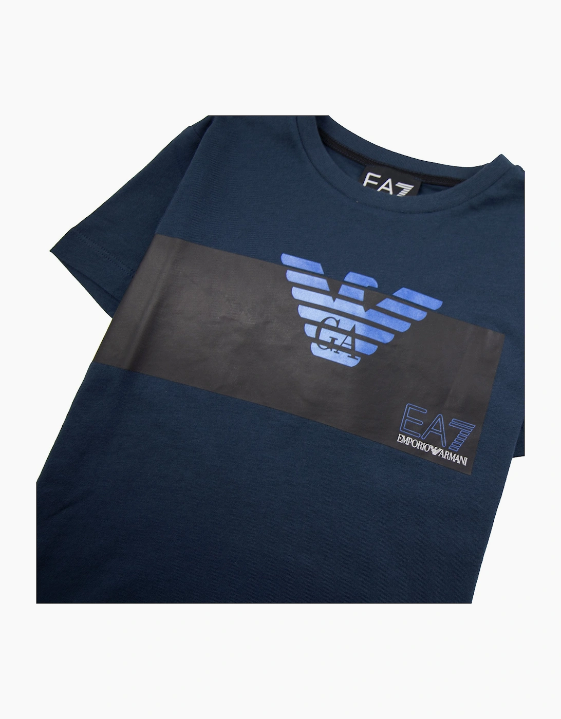 Emporio Armani EA7 Junior Eagle Tee Blue
