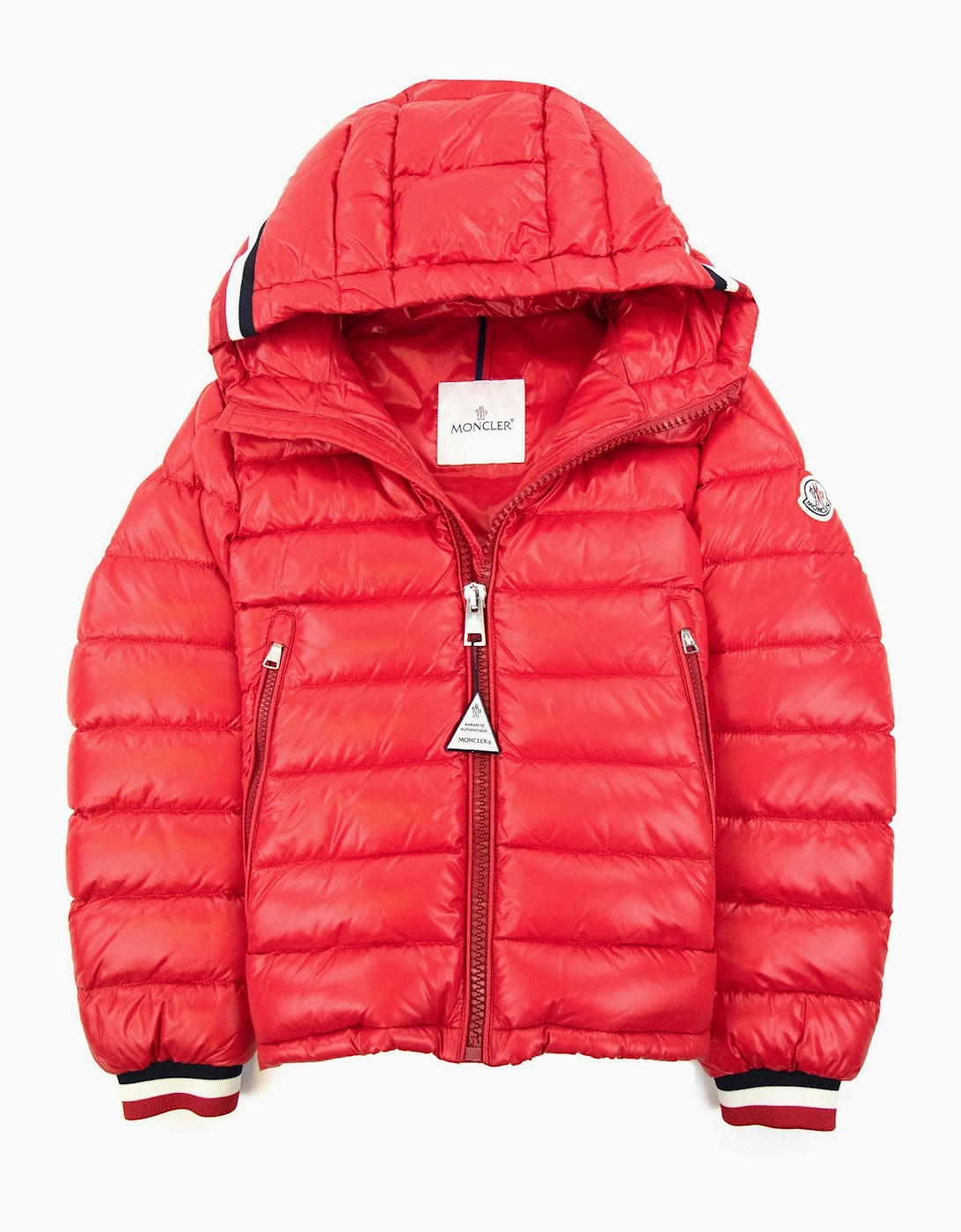 Moncler Junior Alberic Puffa Down Jacket Red 455