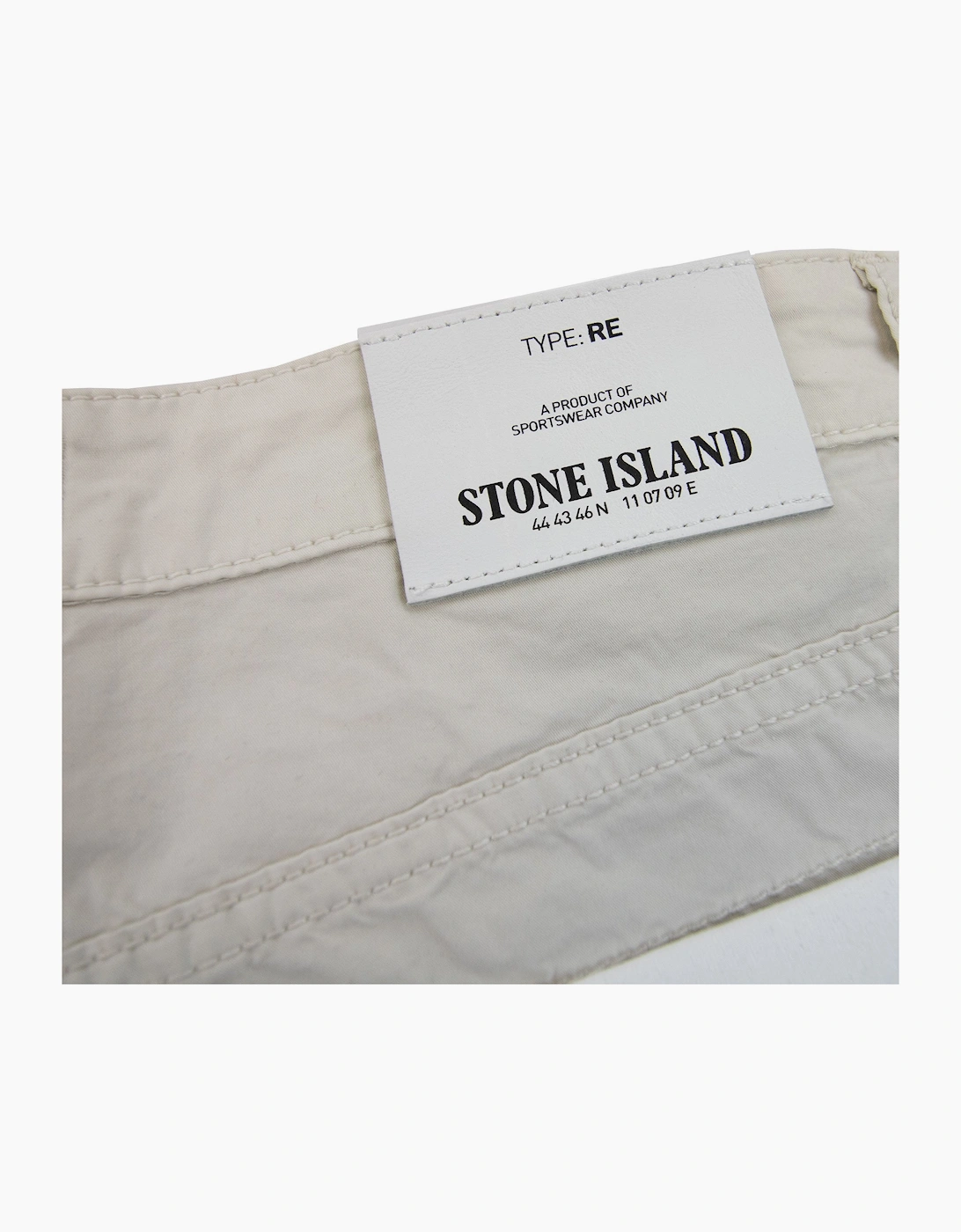 Stone Island Junior L0211 Stretch Cotton Shorts Beige V0003