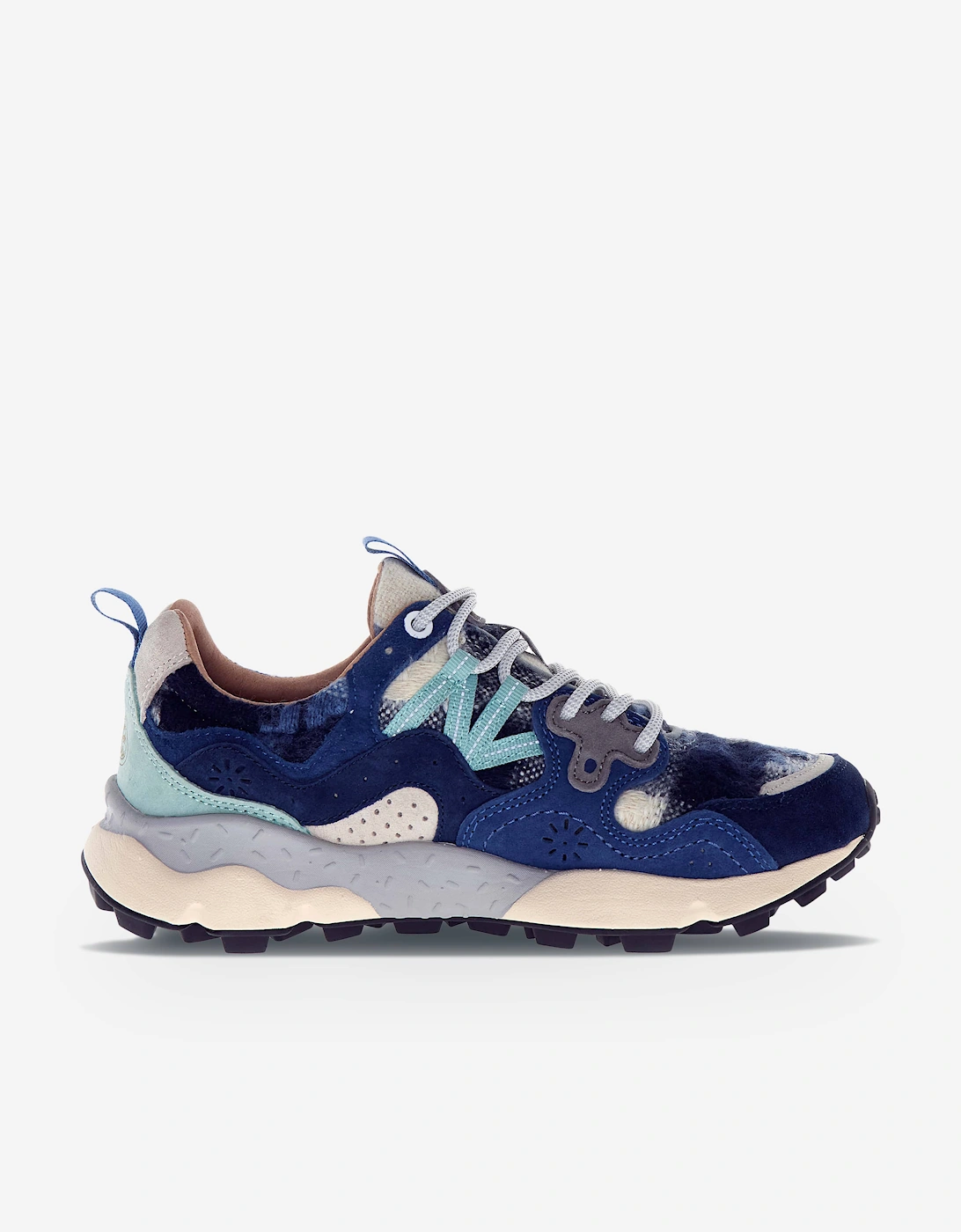 Flower Mountain Kids Yamano 3 Trainers in Blue, 7 of 6