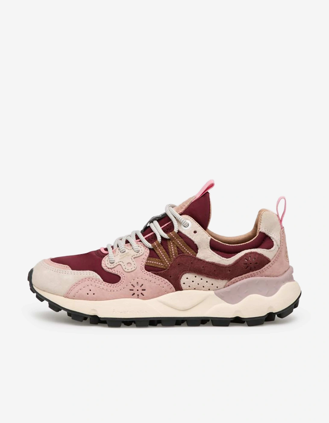 Flower Mountain Girls Pink 'S Yamano 3 Trainers In - Size: 2.5 (Older) Kids