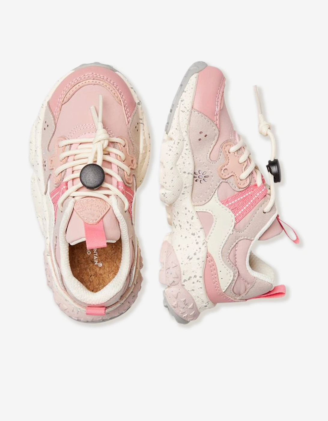 Flower Mountain Girls Yamano 3 Trainers in Pink