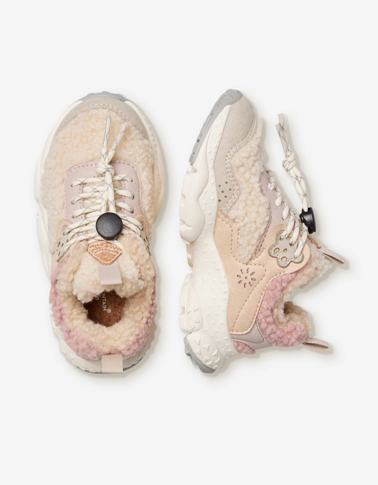 Flower Mountain Girls Doi Trainers in Pink
