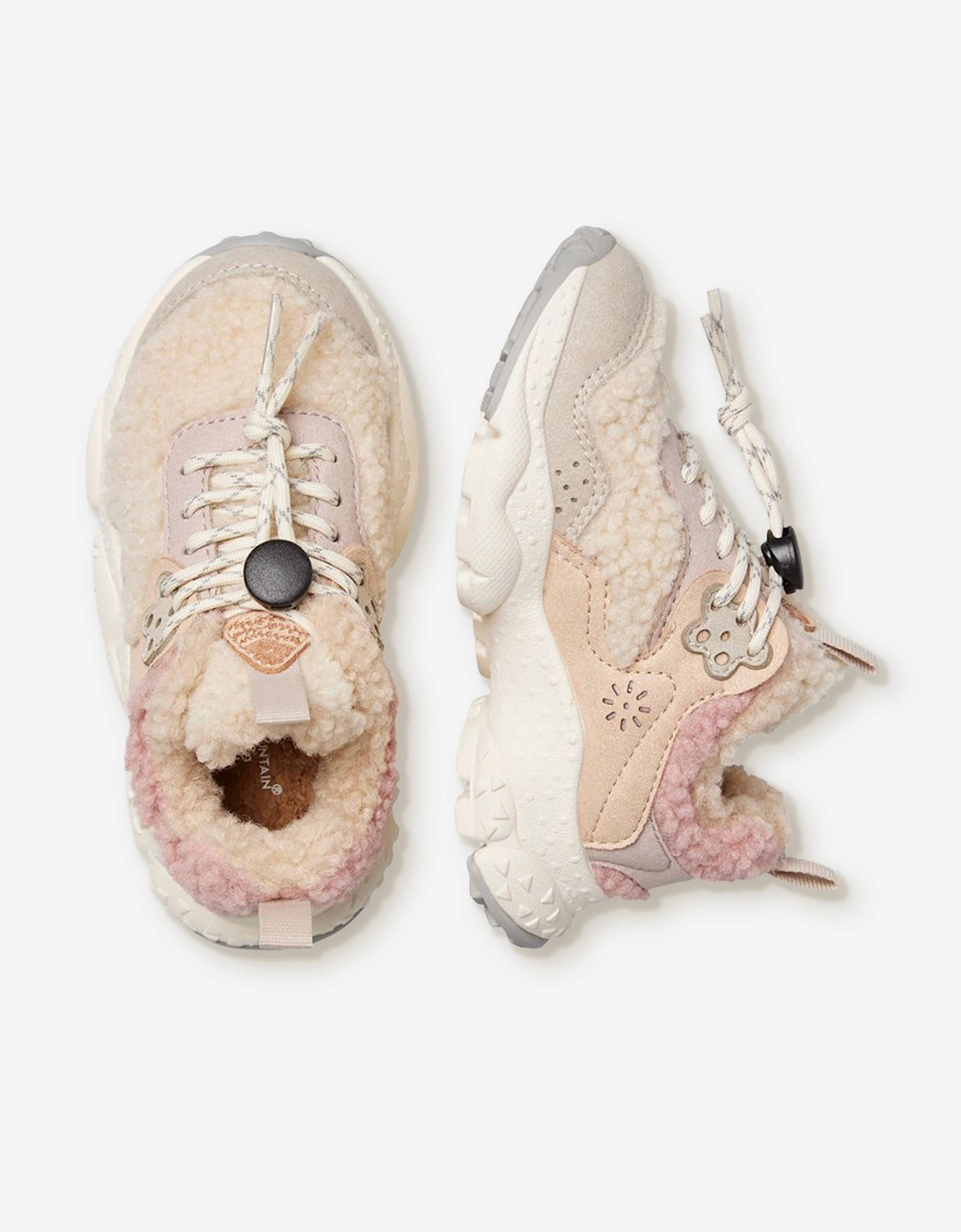 Flower Mountain Girls Doi Trainers in Pink