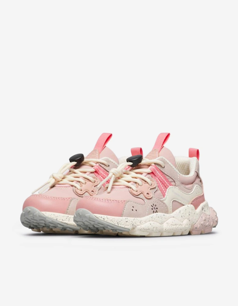 Flower Mountain Girls Yamano 3 Trainers in Pink