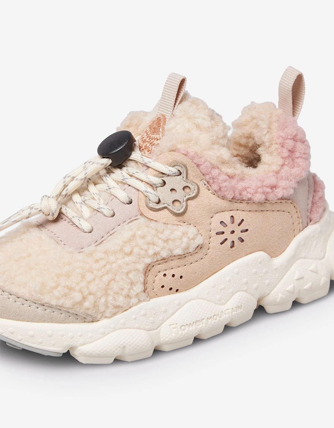 Flower Mountain Girls Doi Trainers in Pink