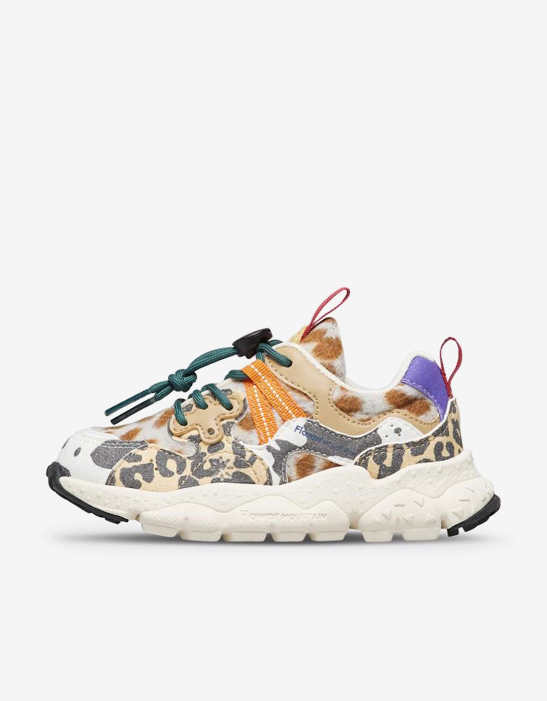 Flower Mountain Girls Yamano 3 Trainers in Multicolour, 7 of 6