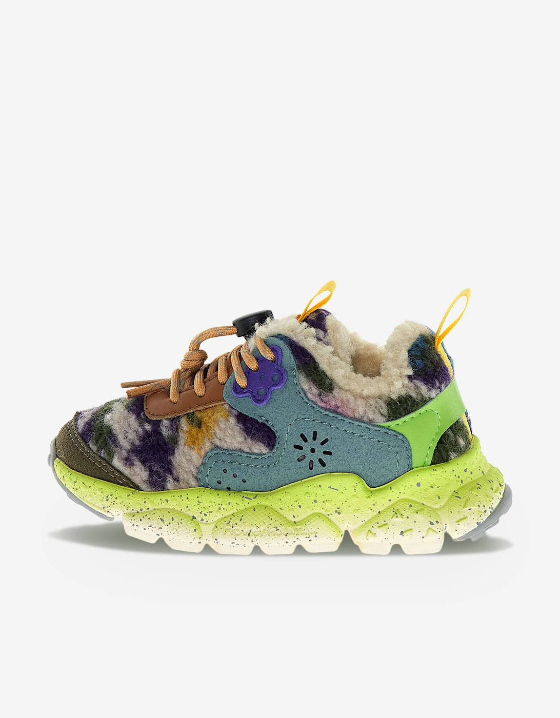 Flower Mountain Kids Doi Trainers in Multicolour
