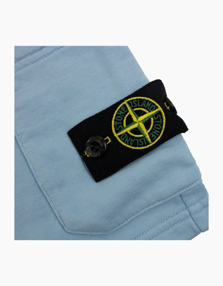 Stone Island Junior S/s Shorts Pale Blue V0040