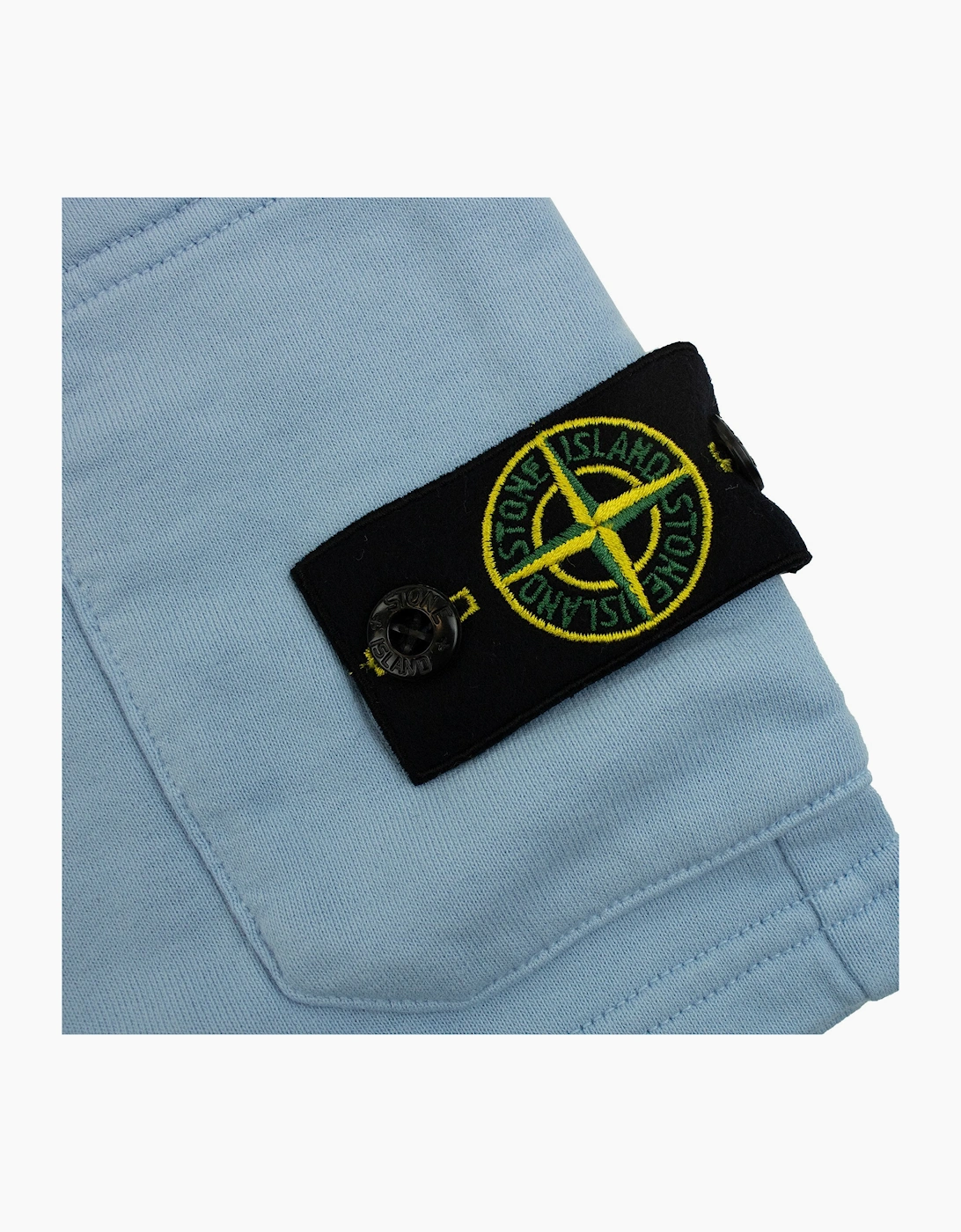 Stone Island Junior S/s Shorts Pale Blue V0040