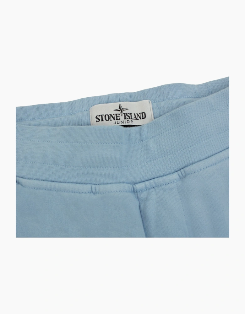 Stone Island Junior S/s Shorts Pale Blue V0040