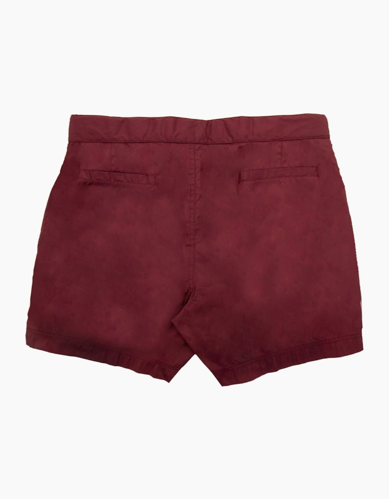 Vivienne Westwood Orb Embroidered Logo Shorts Wine