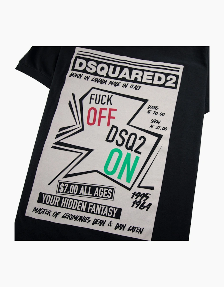 Dsquared2 Your Hidden Fantasy T-Shirt Black