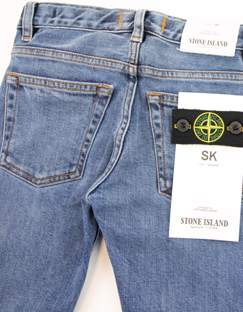 Stone Island Junior SK Used Wash Jeans Denim
