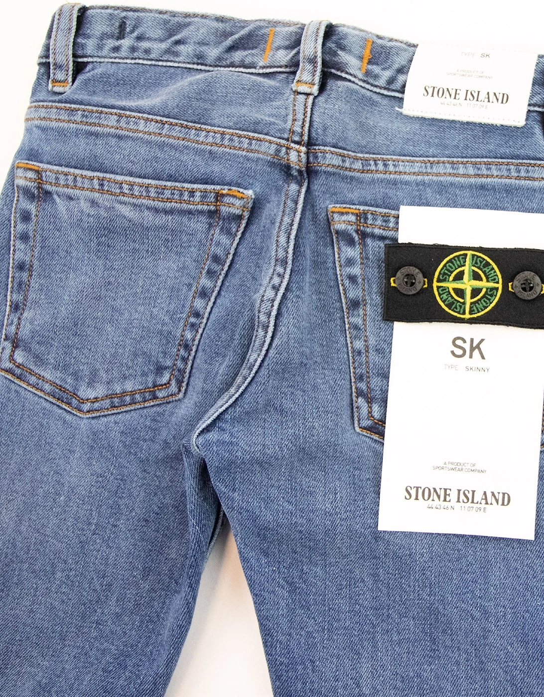 Stone Island Junior SK Used Wash Jeans Denim
