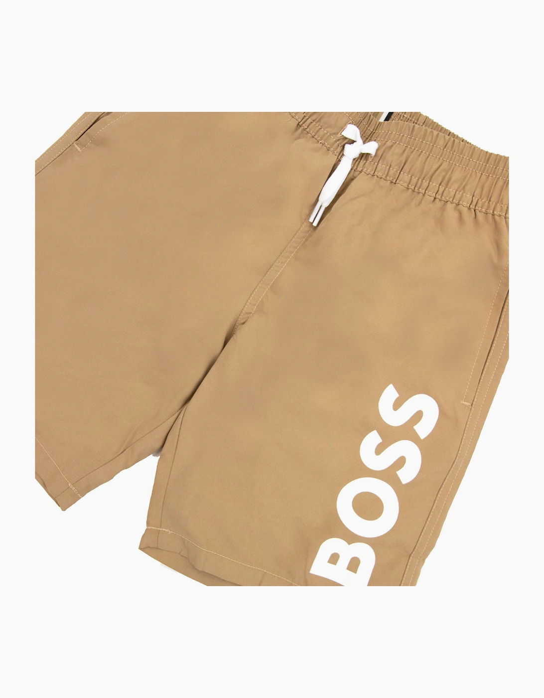 Hugo Boss Kids Infant Logo Swim Shorts Beige 269