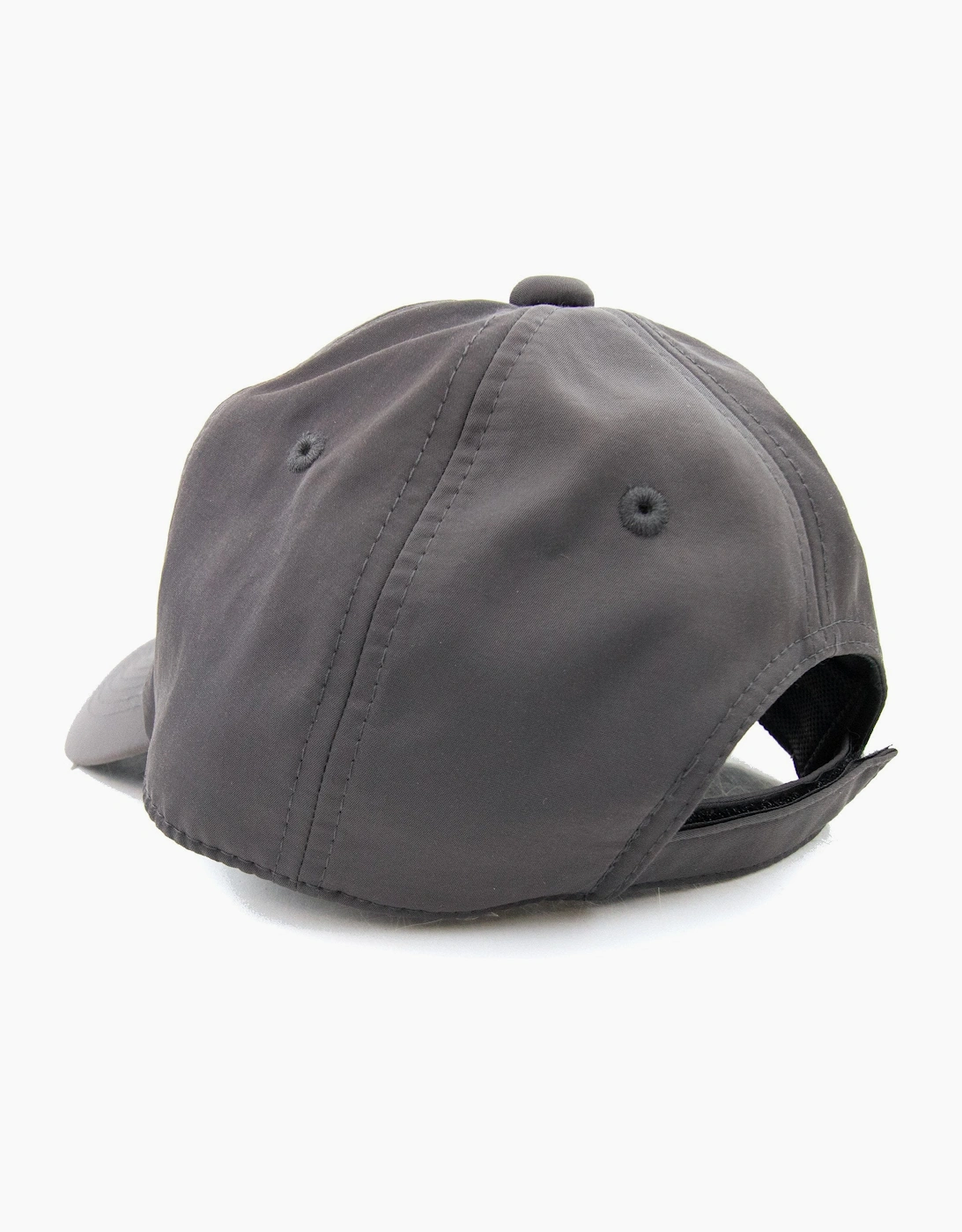 Kenzo Rubberised Signature Logo Cap Charcoal