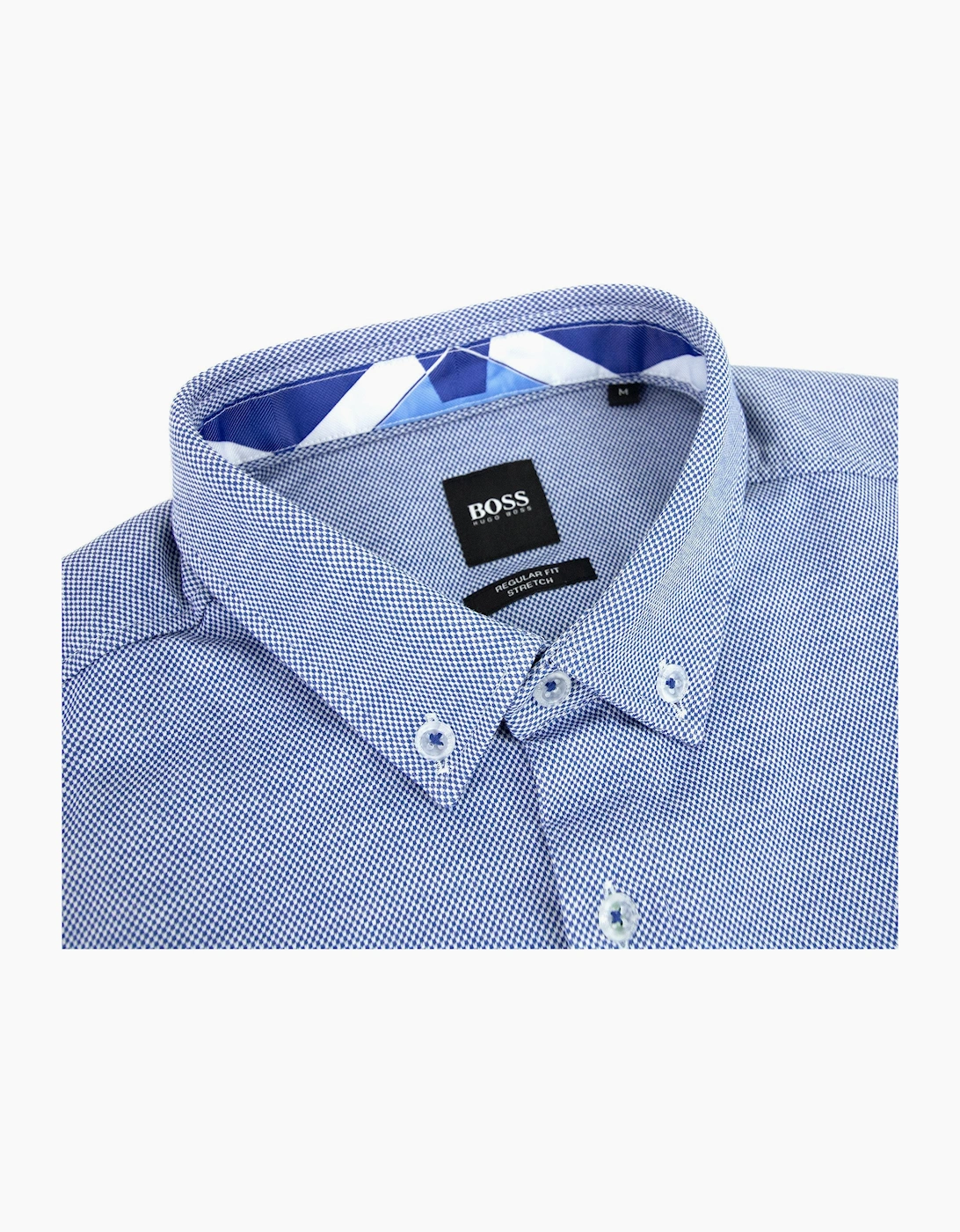Hugo Boss Biadia R Curved Logo S/s Shirt Blue 438