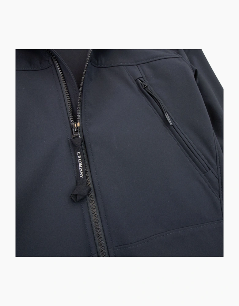 Cp Company Undersixteen Light Soft Shell Google Jacket Navy 888
