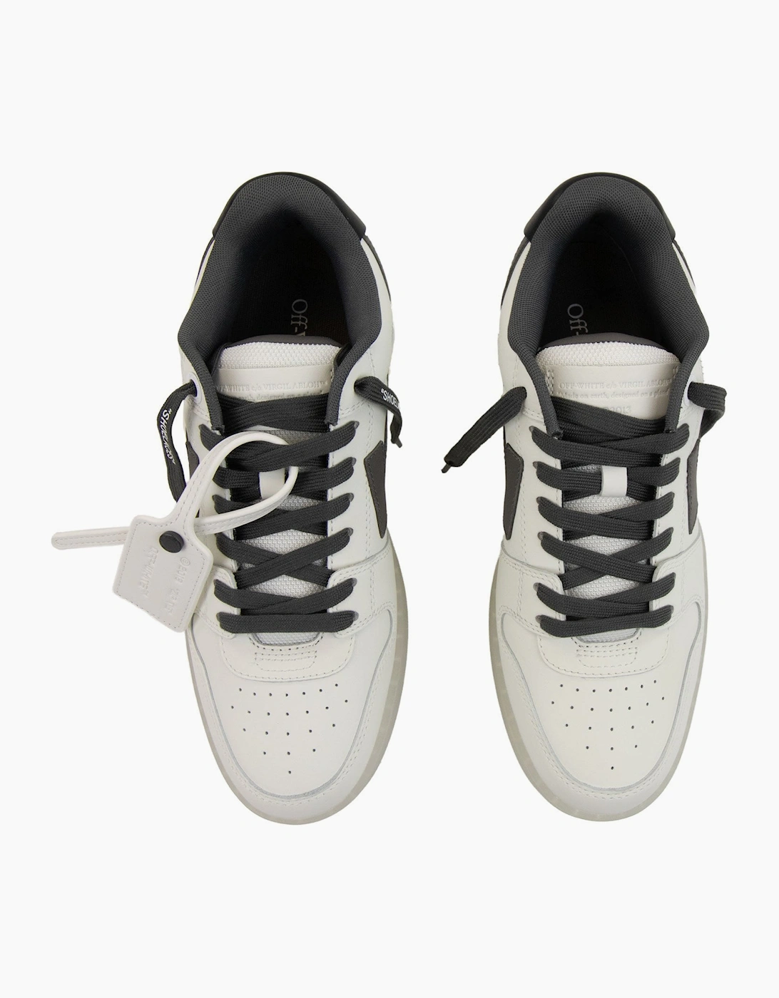 Off White Out Of Office Transparent Trainers White/Dark Grey