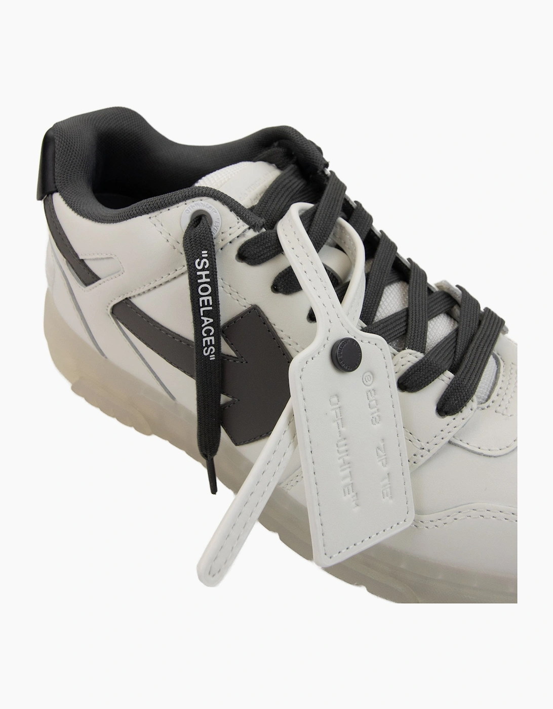 Off White Out Of Office Transparent Trainers White/Dark Grey