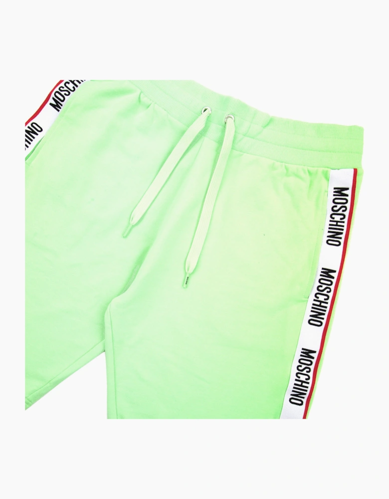 Moschino Underwear Logo Tape Shorts Green 0449