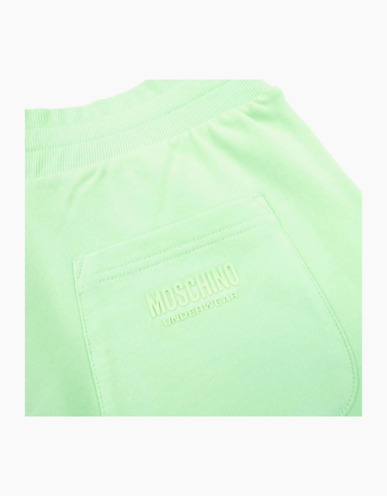 Moschino Underwear Logo Tape Shorts Green 0449