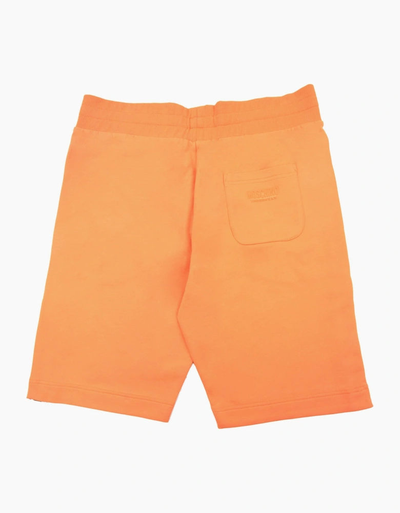 Moschino Underwear Logo Tape Shorts Orange 0035