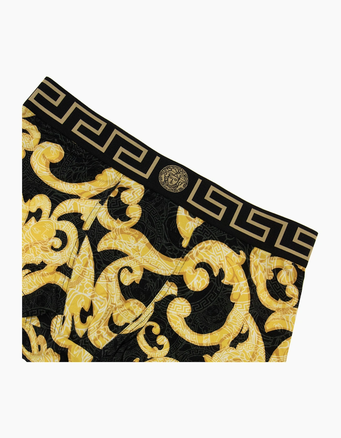 Versace Baroque Boxer Shorts Black