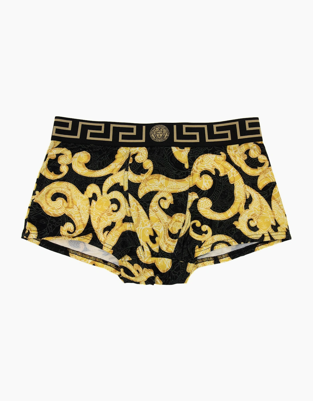 Versace Baroque Boxer Shorts Black