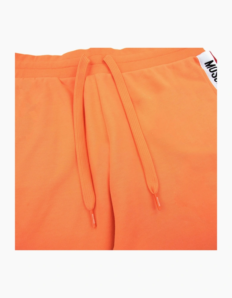 Moschino Underwear Logo Tape Shorts Orange 0035