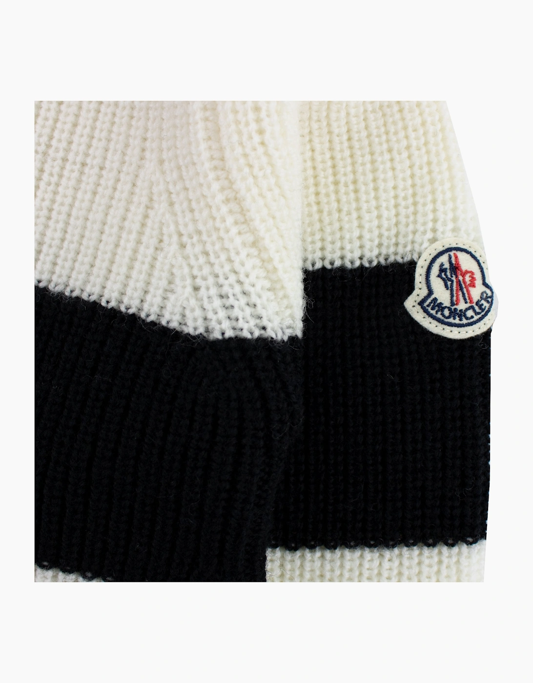 Moncler Junior Girls Striped Sweatshirt Black