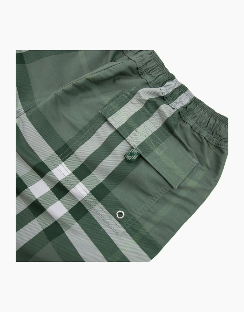 Burberry Martin Check Swim Shorts Dusty Green Ip Check