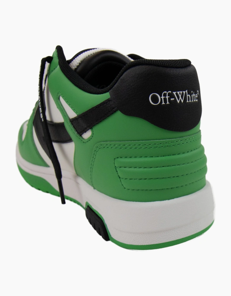 Off White Out Of Office Calf Leather Sneaker Green/Black