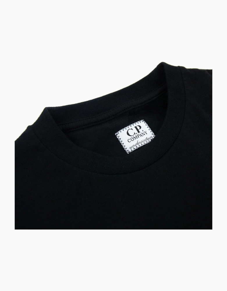 Cp Company Undersixteen Patch Logo T-shirt Black