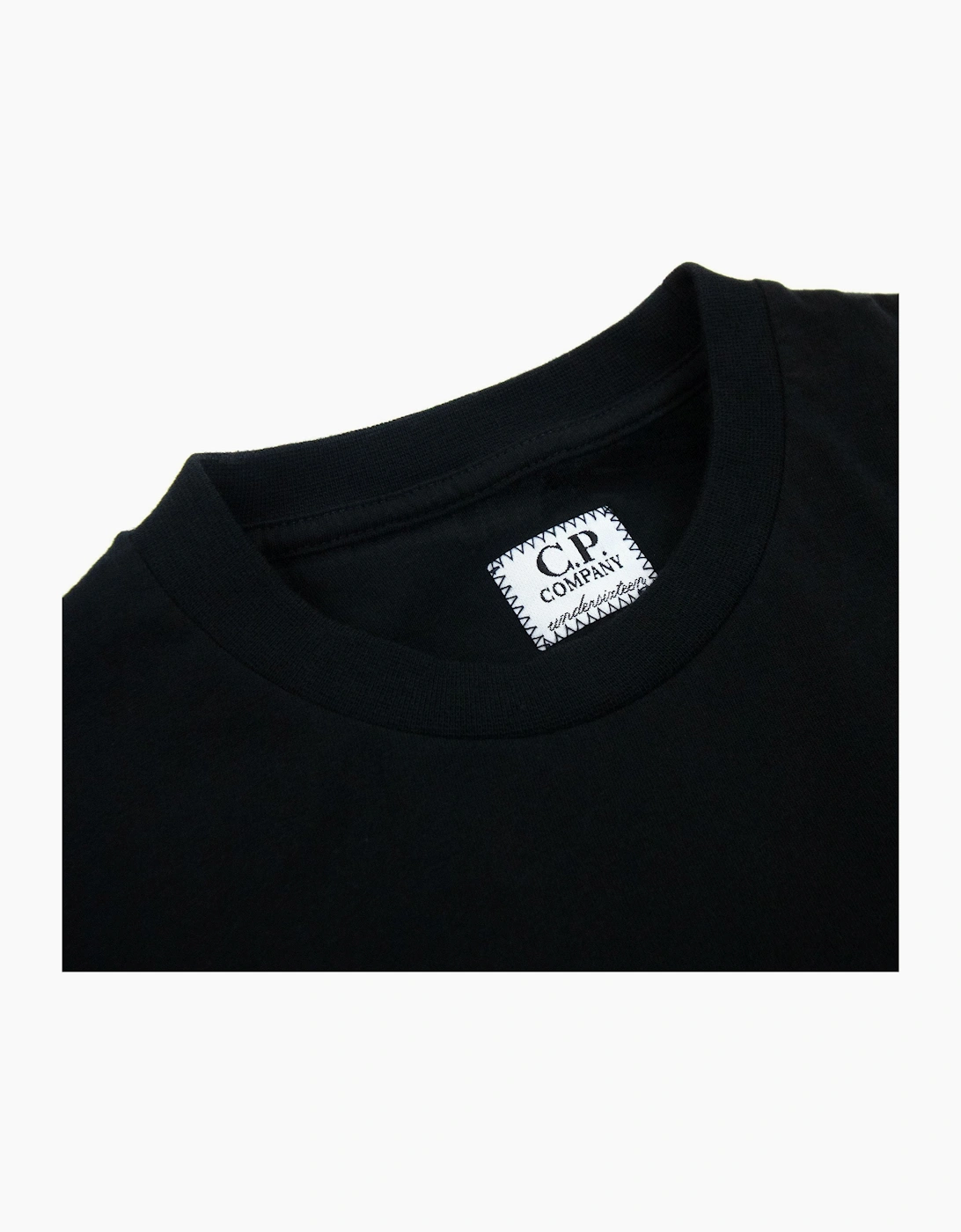 Cp Company Undersixteen Patch Logo T-shirt Black