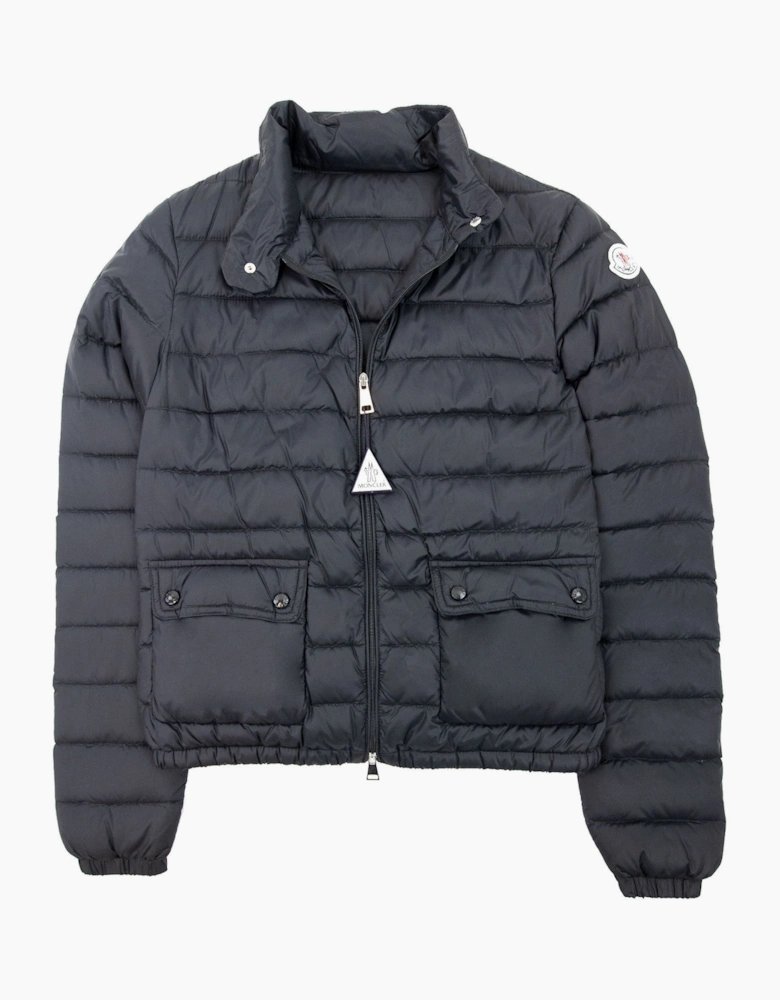 Moncler Junior Lans Puffa Jacket Black 999